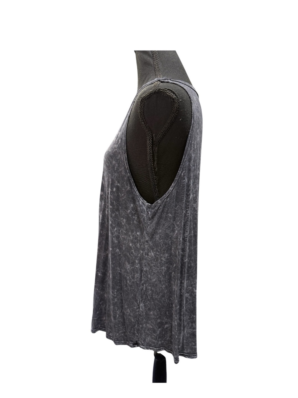 Washed Black Sleeveless Swing Tank Top Size large - Picture 3 of 7